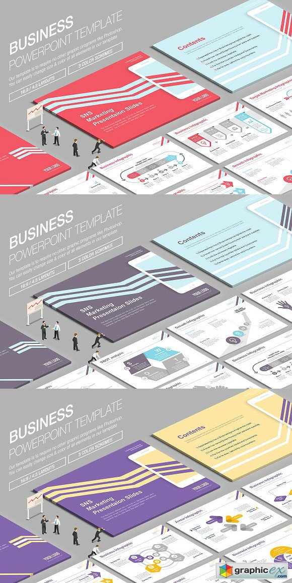 [PPT] Business Powerpoint Template 1314446