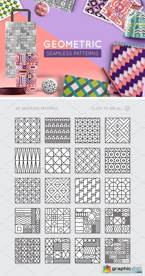 Geometric - Seamless Patterns