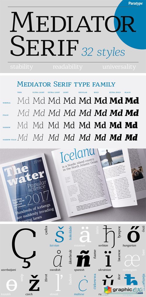 Mediator Serif Font Family