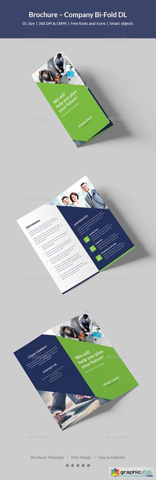 Brochure  Company Bi-Fold DL