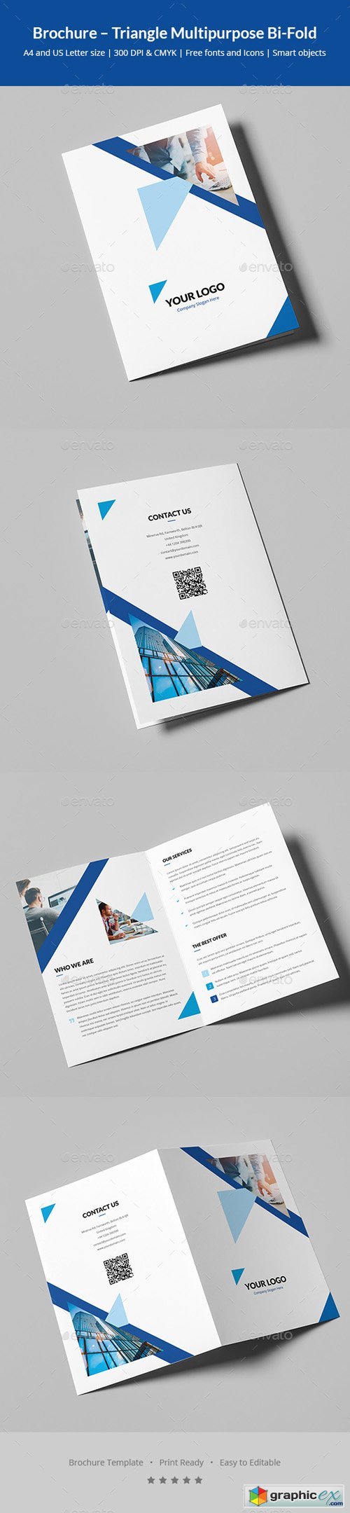 Brochure  Triangle Multipurpose Bi-Fold