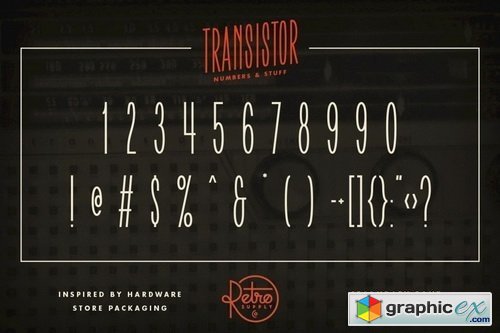 Transistor Font