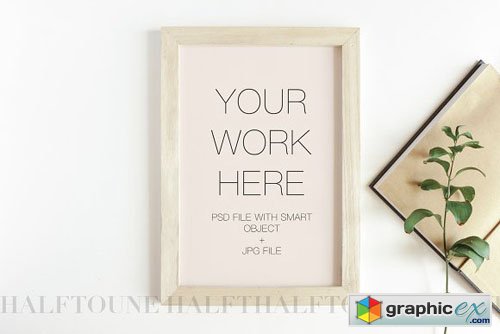 Styled Picture Frame Mockup