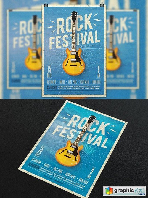 Rock Festival Poster/Flyer template