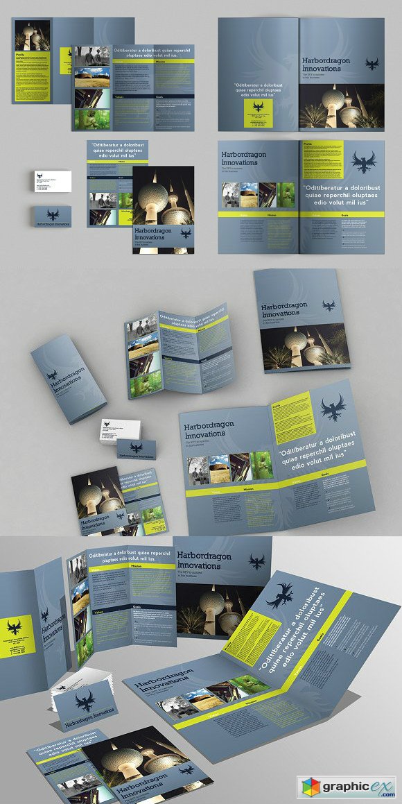 Set of Brochures Stationery 09