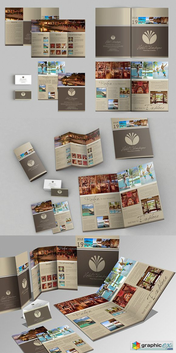 Set of Brochures Stationery 08