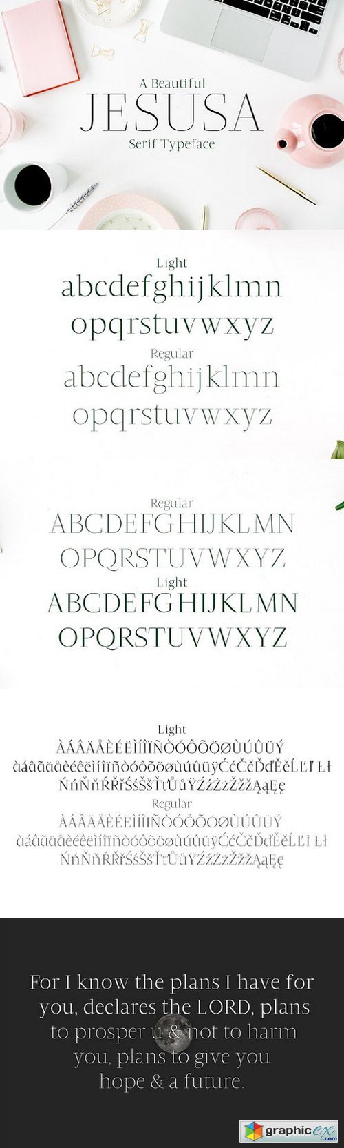 Jesusa Serif Typeface