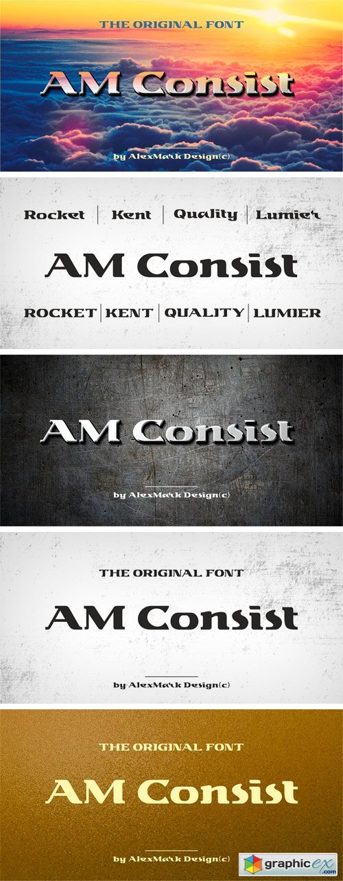 AM Consist Font