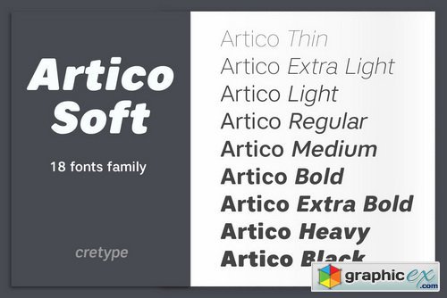 Artico Soft Font Family
