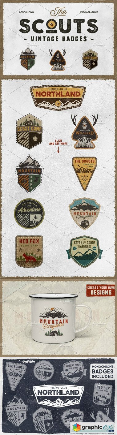 The Scouts & Camping Badges