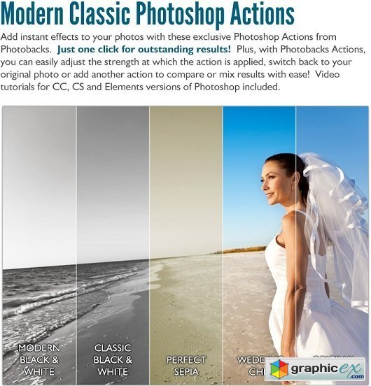 Photobacks Modern Classic PS Actions