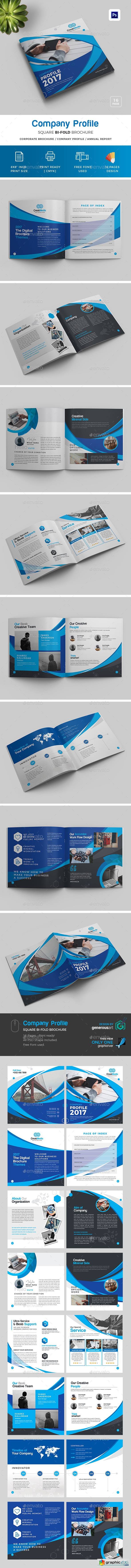 Square Bi-Fold Brochure