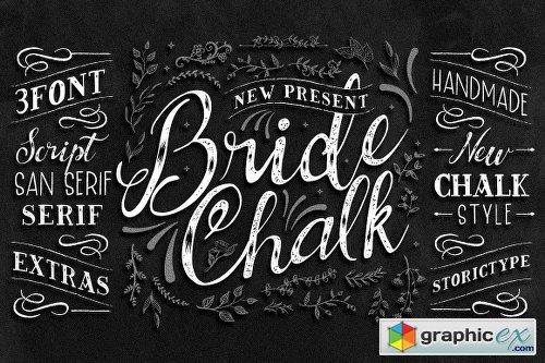 BrideChalk Typeface 1883401