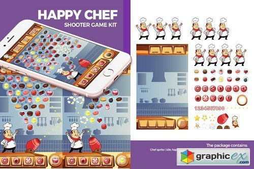 Happy Chef Ball Shooter Game Kit