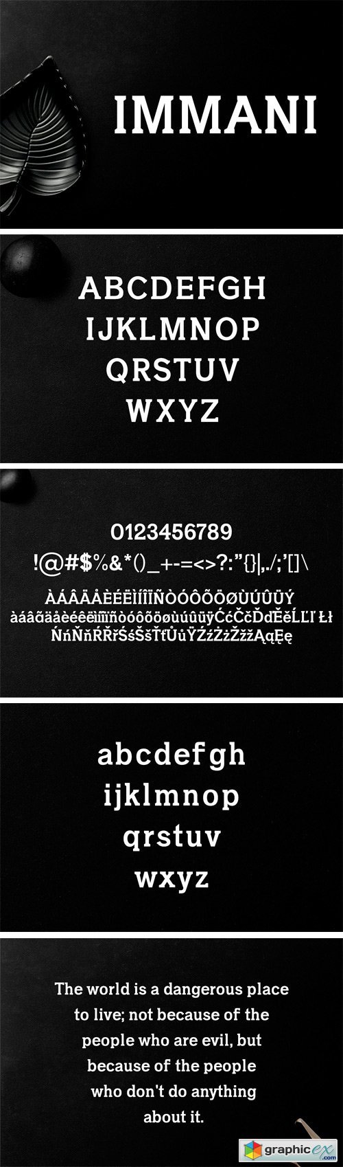 Immani 2 Font Family Pack