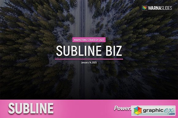 Subline PowerPoint Template