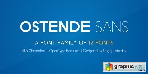 Ostende Sans Font Family