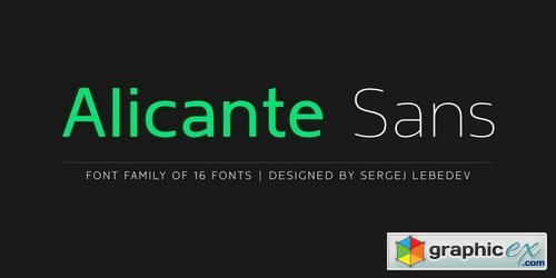Alicante Sans Font Family
