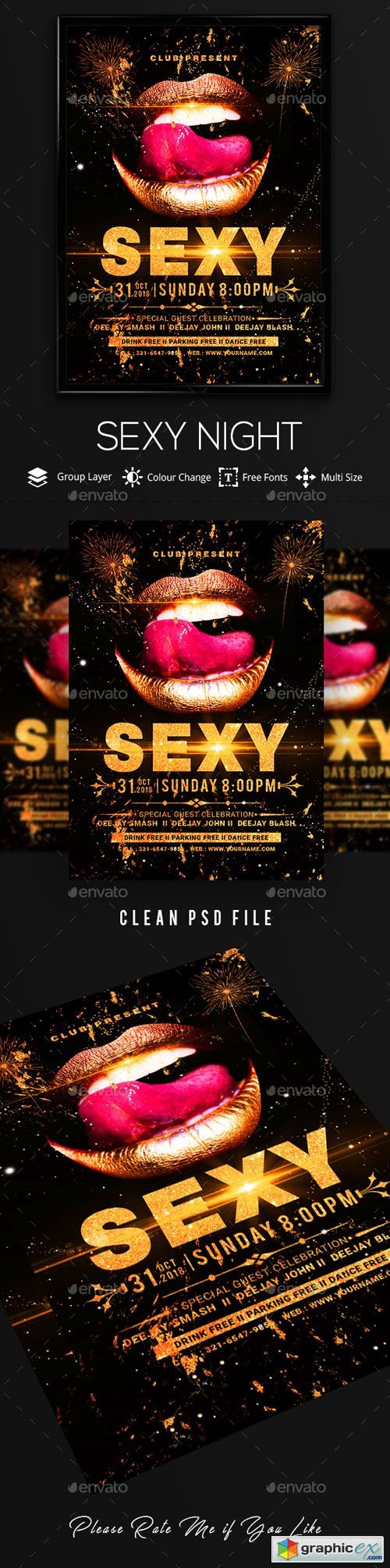 Sexy Night Poster / Flyer