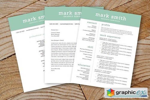 Resume Cover Letter Reference 3-Pk