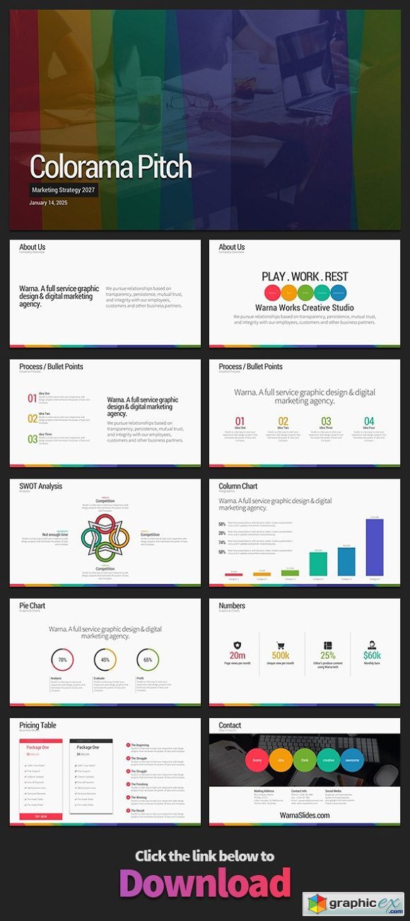 Colorama PowerPoint Template