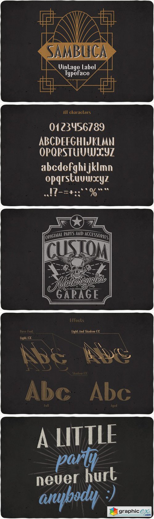 Sambuca Typeface
