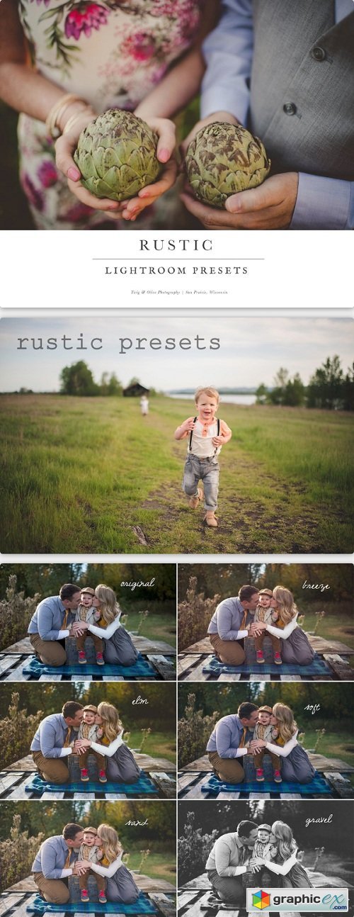 Twig & Olive Photography - LR Rustic Matte Presets