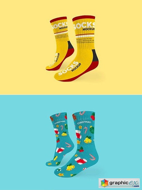 Socks Mockup