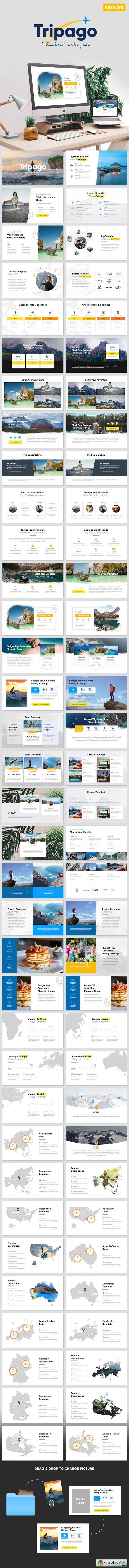 Tripago - Travelling Business Keynote Template