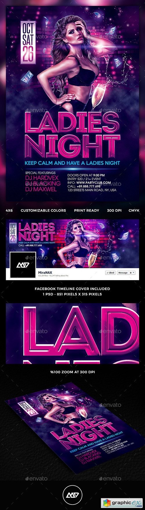 Ladies Night Flyer 12922457