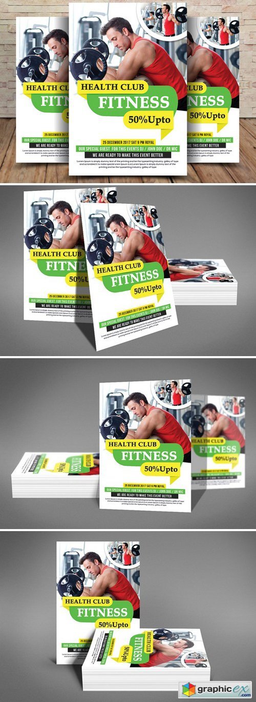 Fitness Health Club Flyer