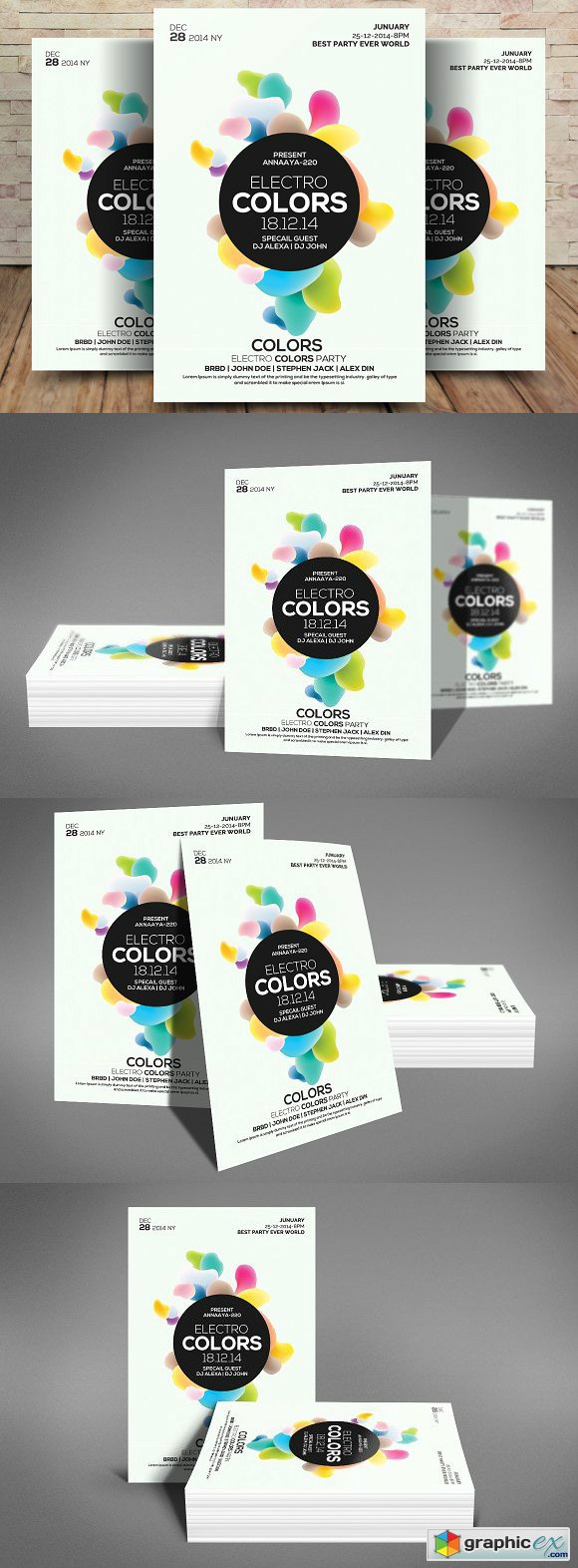 Electro Colors - Flyer Template