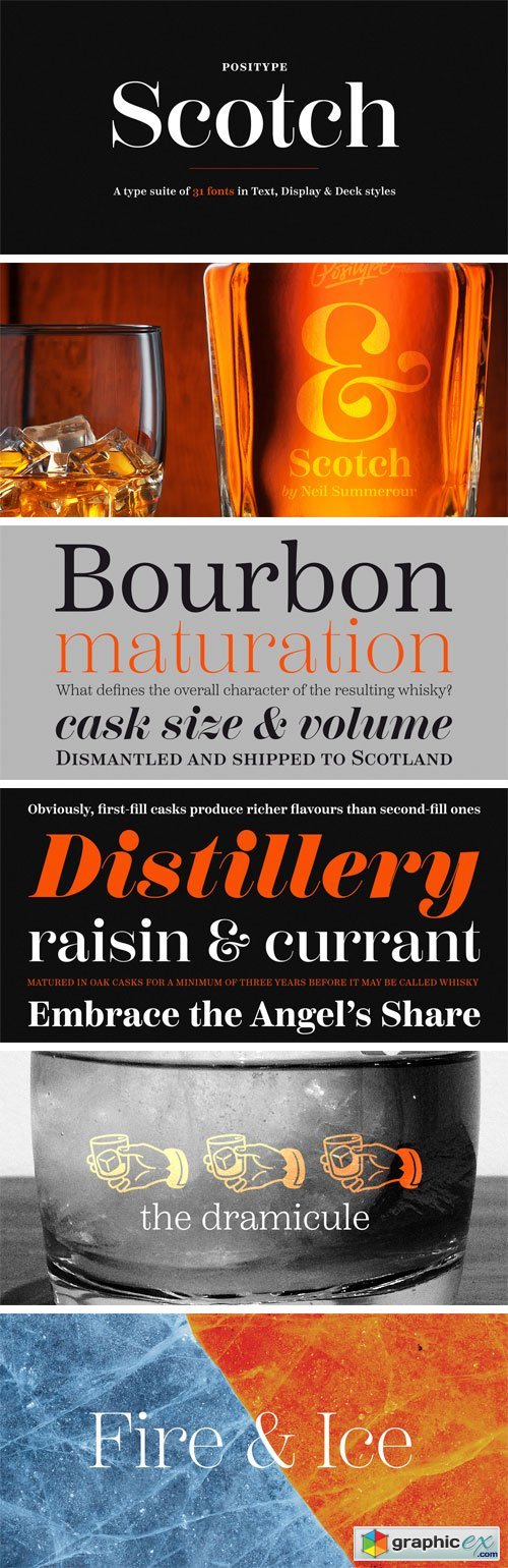 Scotch Font Family (Incomplete)