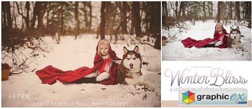 Morgan Burks - Winter Bliss Collection of Photoshop Actions