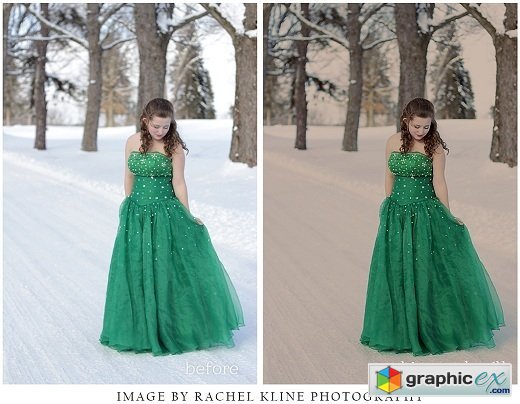 Morgan Burks - Winter Bliss Collection of Photoshop Actions