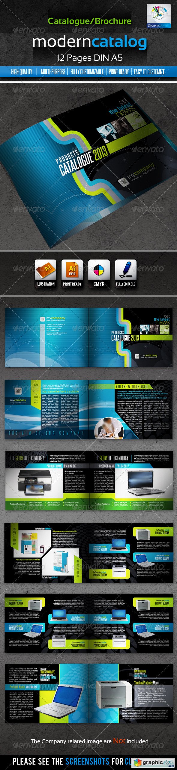 Corporate Modern Product Catalogue/Brochure 12page