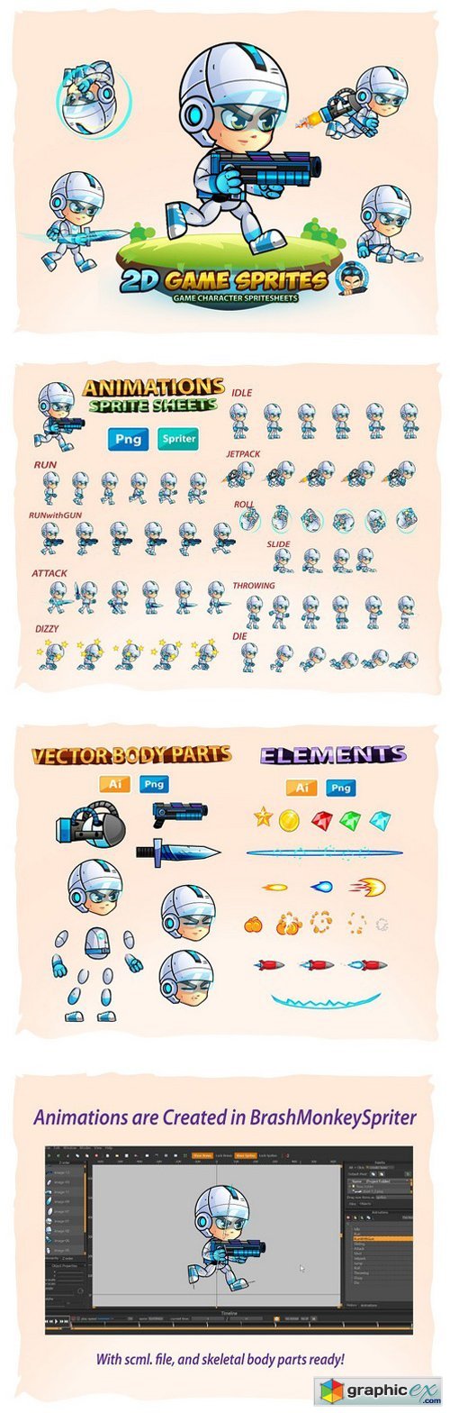 2D Game Character Sprites 1886464