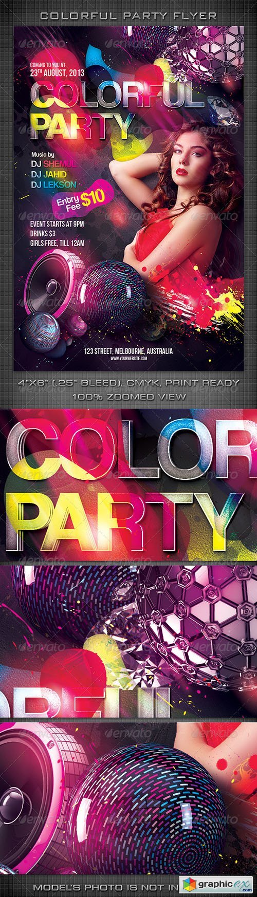 Colorful Party Flyer