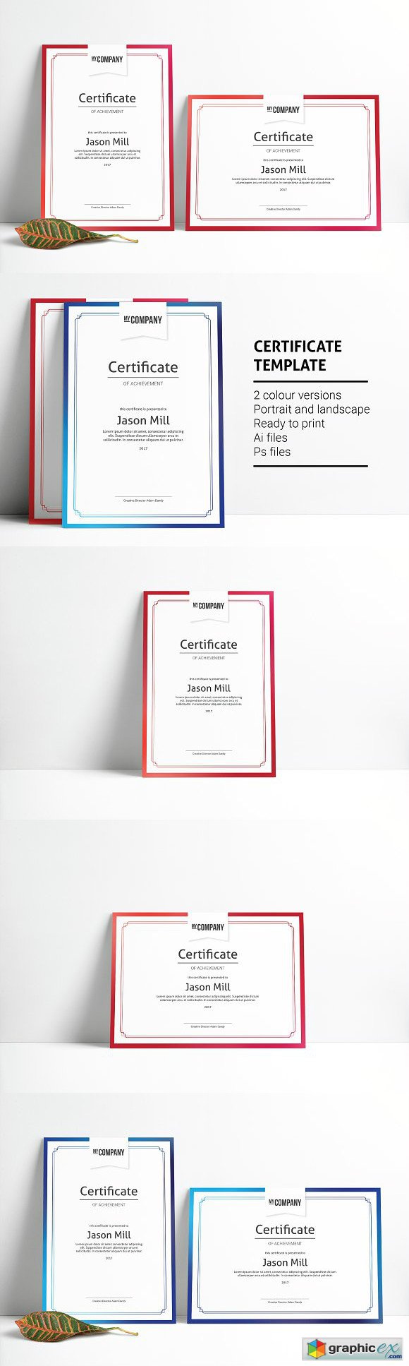 free certificate templates for photoshop