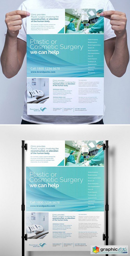 Plastic Surgery Poster Template