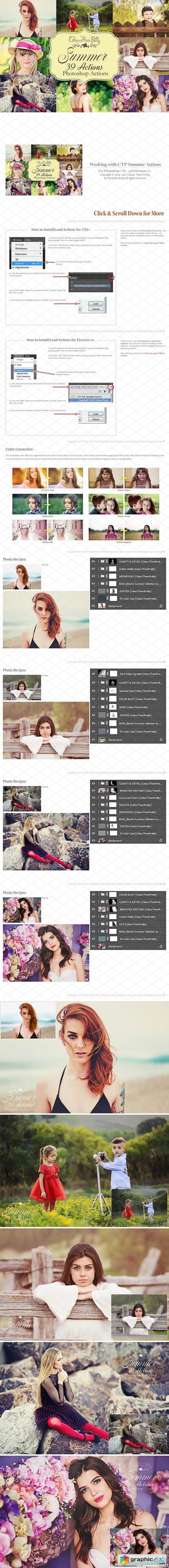 Summer Actions for Photoshop