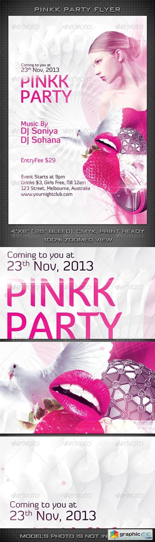 Pinkk Party Flyer