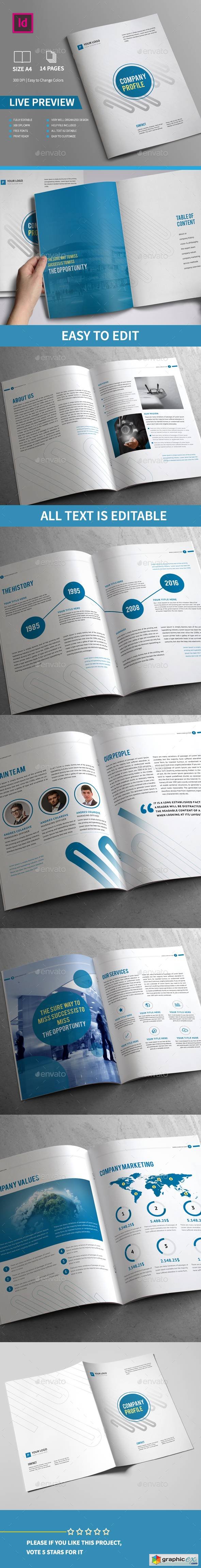 Company Profile Brochure 14 Pages A4