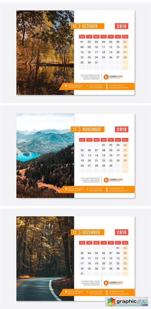 Desk Calendar 2018 1906298