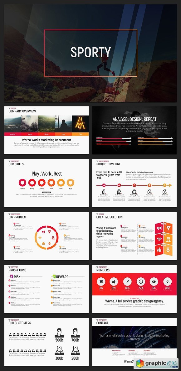 Sporty PowerPoint Template
