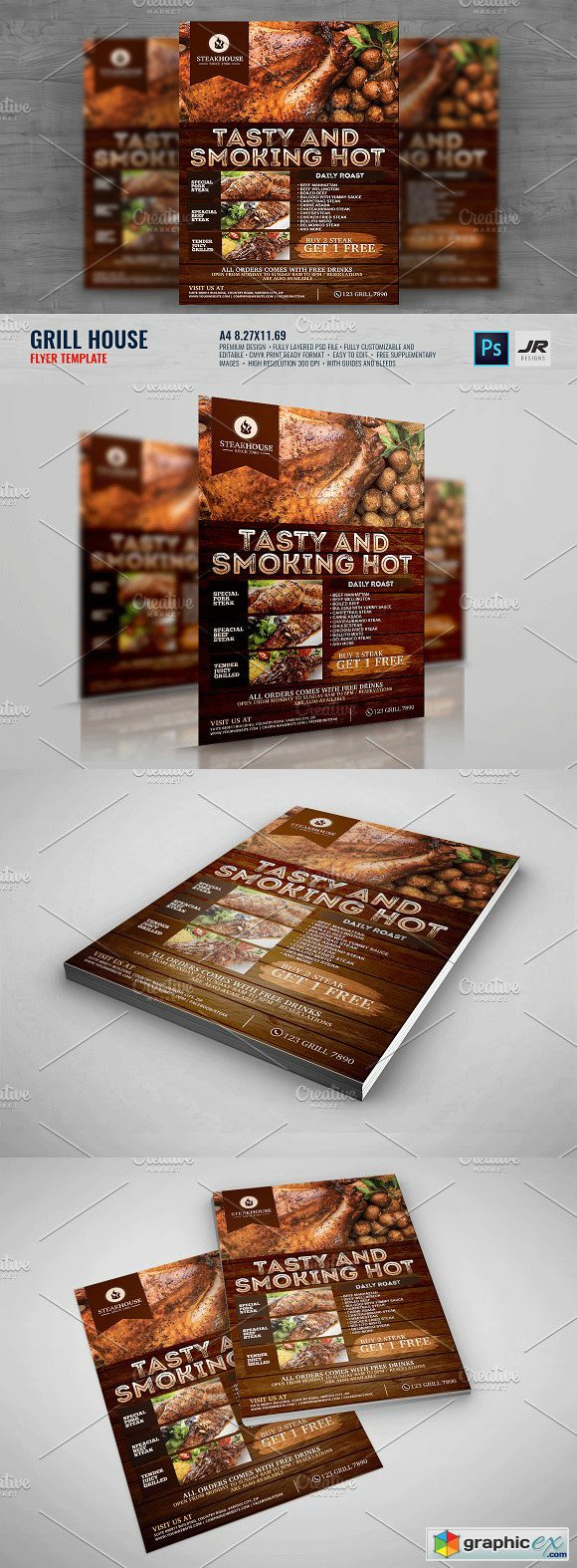 Barbecue Restaurant Flyer