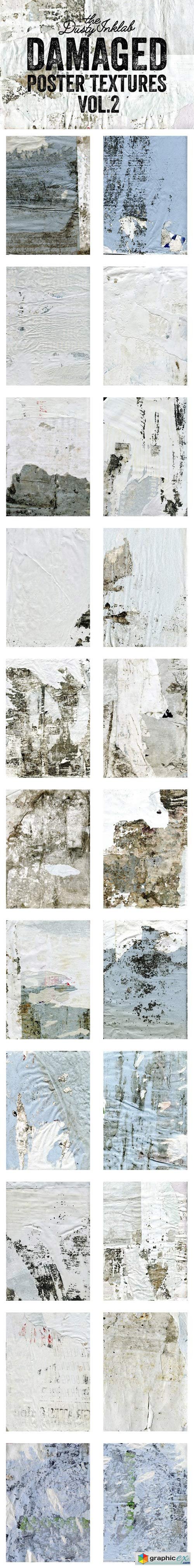 Damaged Poster Textures Vol. 2