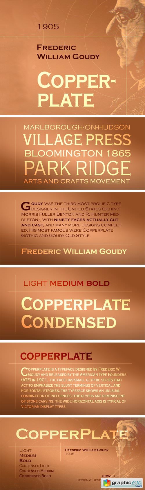Copperplate Font Family