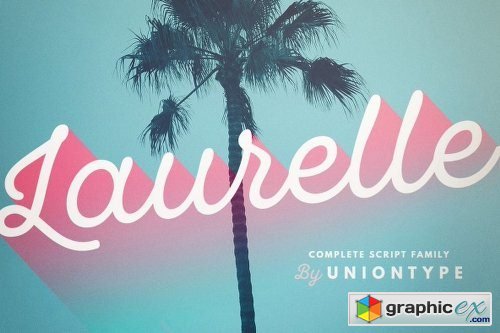 Laurelle Font Family - 4 Fonts