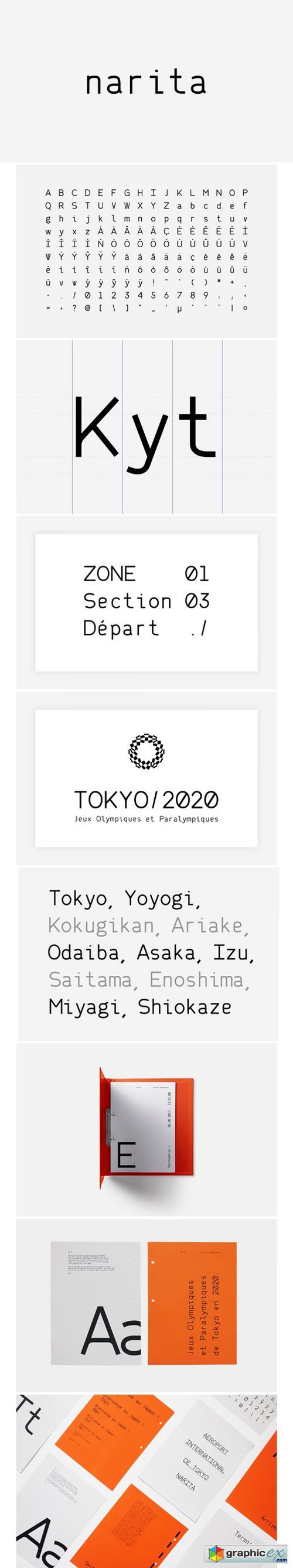 Narita Monospace font